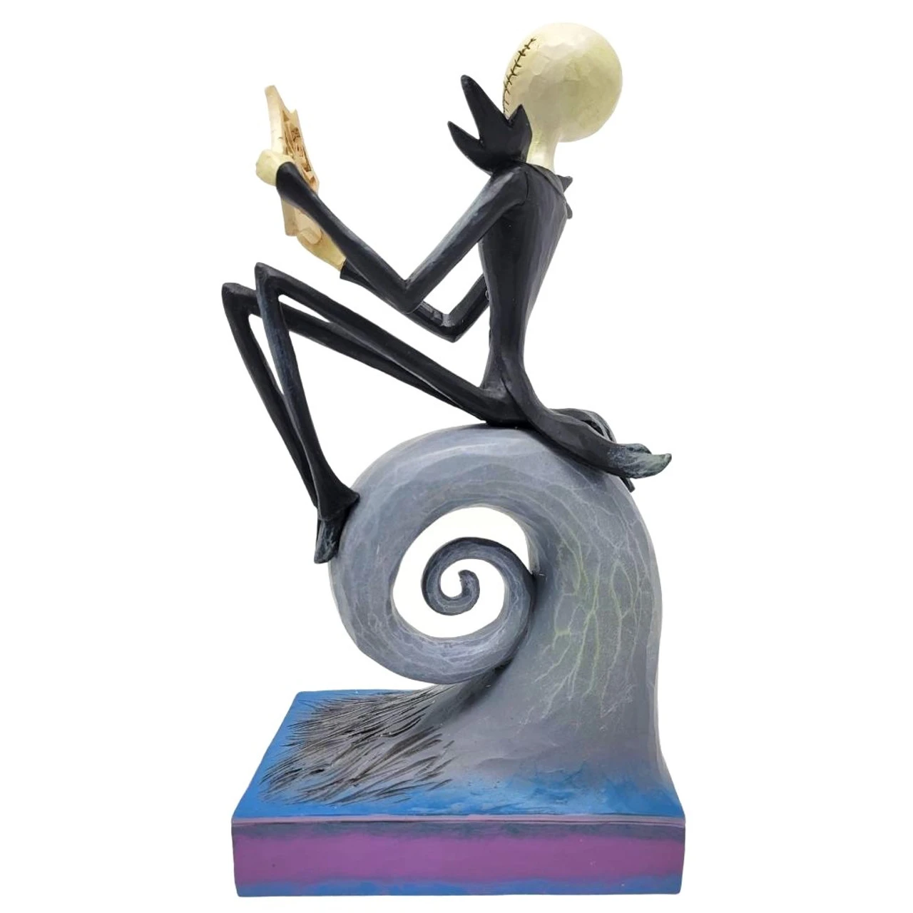 Jim Shore - Disney Traditions - Jack Skellington Sitting On Hilltop 5 Jim Shore - Disney Traditions - Jack Skellington Sitting On Hilltop - Image 3