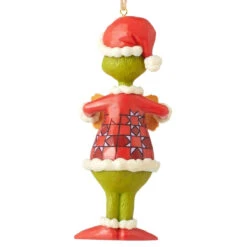Jim Shore - Grinch - Beware A Grinch Ornament -Finest Christmas Decoration 519535 Jim Shore Grinch Beware A Grinch Ornament back 80559.1649772539