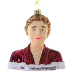 Cody Foster & Co - Eleanor Roosevelt Blown Glass Ornament