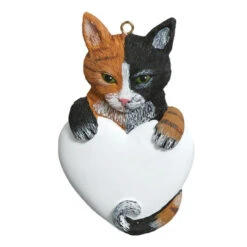 Personalized Calico Cat Ornament