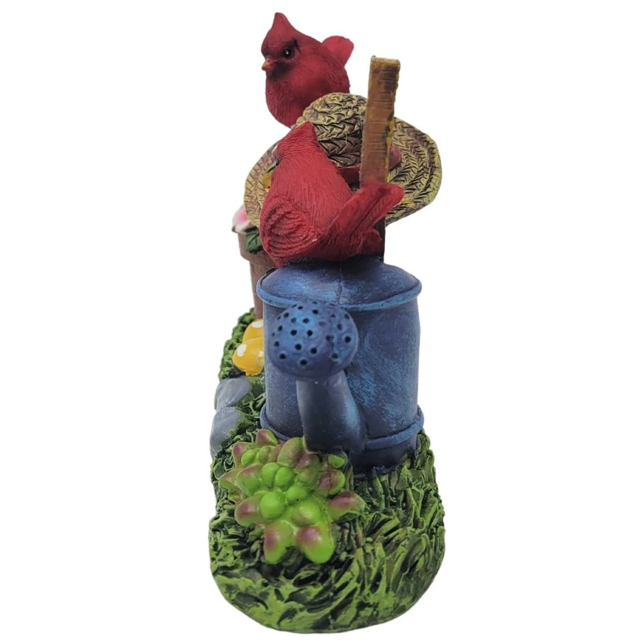 Cardinals On Garden Tools Figurine 4 Cardinals On Garden Tools Figurine - Image 2