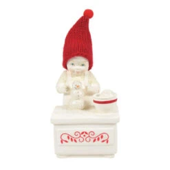 Snowbabies Classics Christmas Memories Making A Doughman Figurine