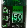 Kurt Adler 50 LED 5MM Green Lights Green Wire -Finest Christmas Decoration 6148g nr JL. AC SL1000 24022.1636492310