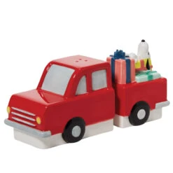 Snoopy Red Truck Salt And Pepper Set -Finest Christmas Decoration 641520 Snoopy Red Truck Salt And Pepper Set. left 58556.1659102167