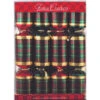 Festive Plaid Christmas Crackers
