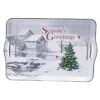 Season's Greetings Serving Tray -Finest Christmas Decoration 649090A Seasons Greetings Serving Tray 54220.1662642498