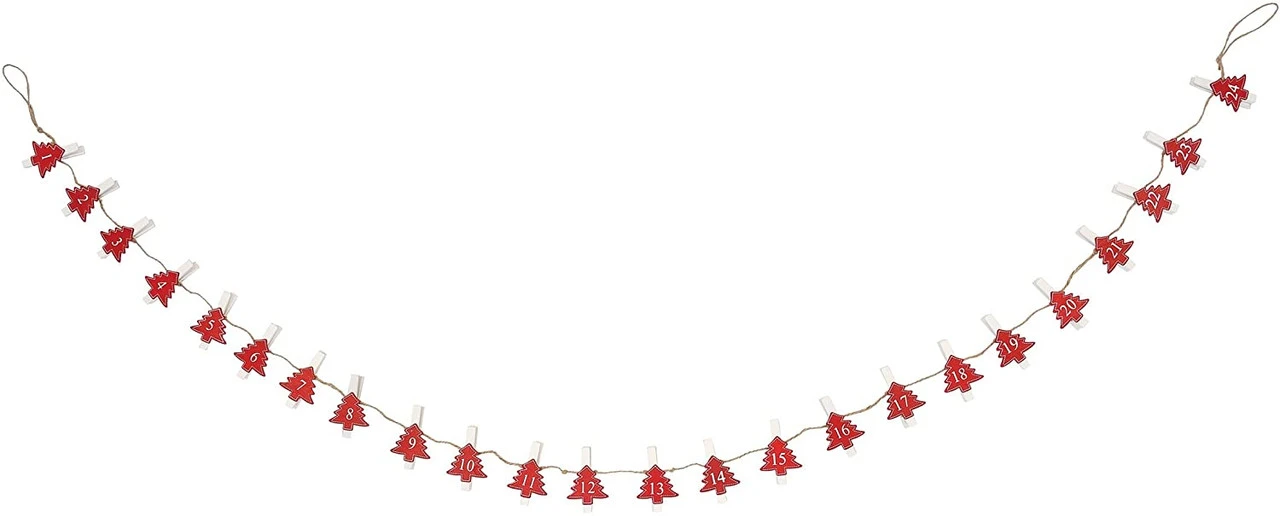 Clothespin Trees Advent Calendar Multi 3 Clothespin Trees Advent Calendar Multi