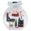 Winter Magic Lit Glass Round Jar -Finest Christmas Decoration 722217A Winter Magic Lit Glass Round Jar 23293.1663356750
