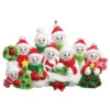 Personalized Snow Family Of 9 Ornament -Finest Christmas Decoration 750109 Personalized Snow Family of 9 Ornament 94554.1661432927