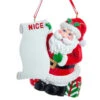 Kurt Adler Personalized Santa With Nice List Ornament -Finest Christmas Decoration 752106 Personalized Santa With Nice List Ornament 76603.1654702636