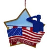 Kurt Adler Personalized Proud Veteran Ornament -Finest Christmas Decoration 755502 Personalized Proud Veteran Ornament 39930.1668018593