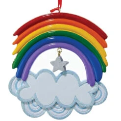 Kurt Adler Personalized Rainbow Ornament