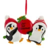 Kurt Adler Personalized Our 1st Christmas Penguin Couple Ornament -Finest Christmas Decoration 758498 Personalized Our 1st Christmas Penguin Couple Ornament 63255.1664039678