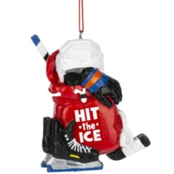 Hockey Bag Ornament - Hit The Ice