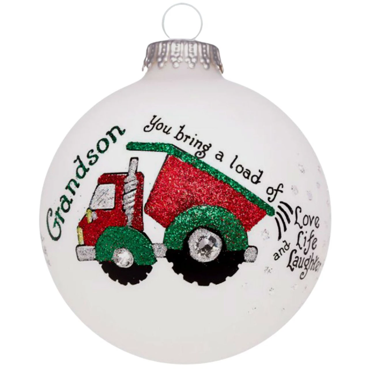 Heart Gifts By Teresa - Grandson Dump Truck Ornament