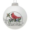 Heart Gifts By Teresa - Cardinal Memorial Ornament -Finest Christmas Decoration 792304 Heart Gifts by Teresa Cardinal Memorial Ornament 37815.1657293500