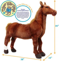 Tiger Tale Toys - Thorsten The Thoroughbred Horse -Finest Christmas Decoration 81VtAthEU7L. AC SL1500 95609.1646153169