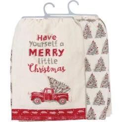 Primitives By Kathy Have A Merry Little Christmas Dish Towel Set Of 2