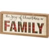 Inset Slat Box Sign - Joy Of Christmas Is Family -Finest Christmas Decoration 905 Untitled design 15173.1664179250