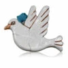 Dove Raku Ornament Handcrafted From Raku Potteryworks -Finest Christmas Decoration 937 Untitled design 32332.1664870302