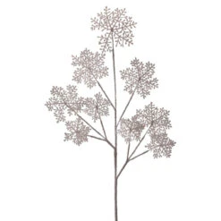 36in Frosted Snowflake Spray