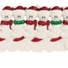 Personalized 6 Snowmen On A Tobbogan Ornament -Finest Christmas Decoration 969 6 01017.1636385729