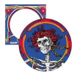 Grateful Dead Skull & Roses Album 450 Piece Jigsaw Puzzle