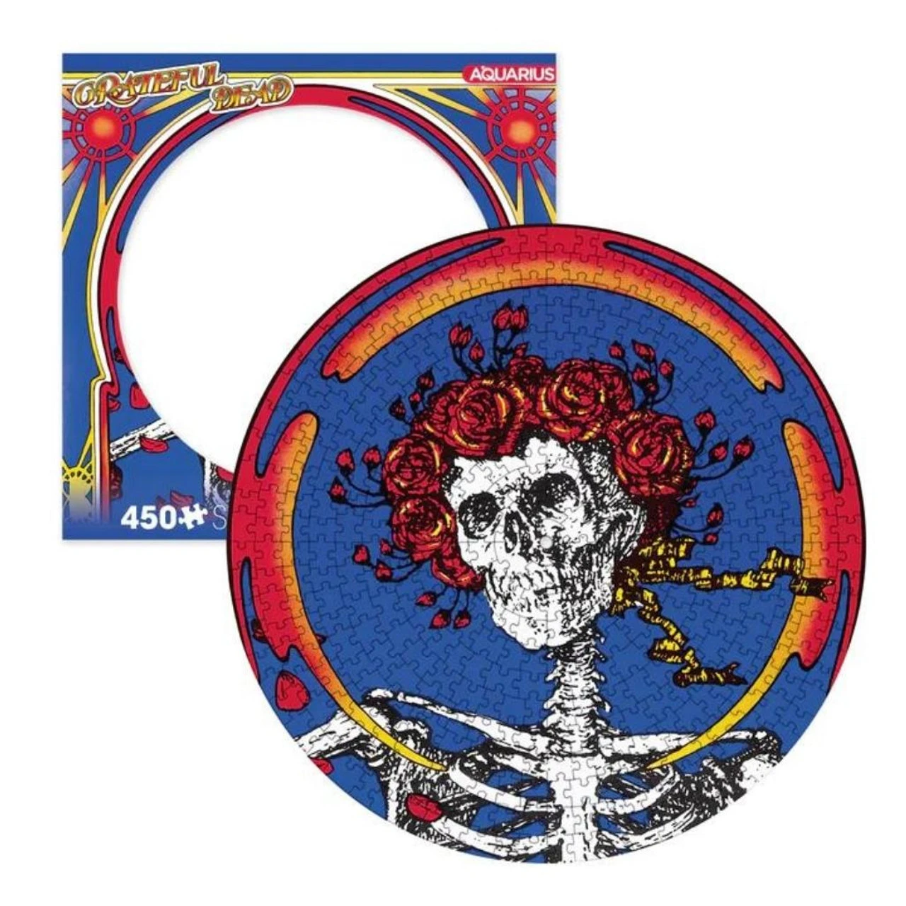 Grateful Dead Skull & Roses Album 450 Piece Jigsaw Puzzle 3 Grateful Dead Skull & Roses Album 450 Piece Jigsaw Puzzle
