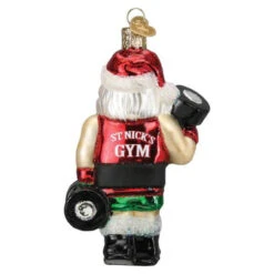 Body Builder Santa Ornament -Finest Christmas Decoration Body Builder Santa Ornament back 81173.1679679863
