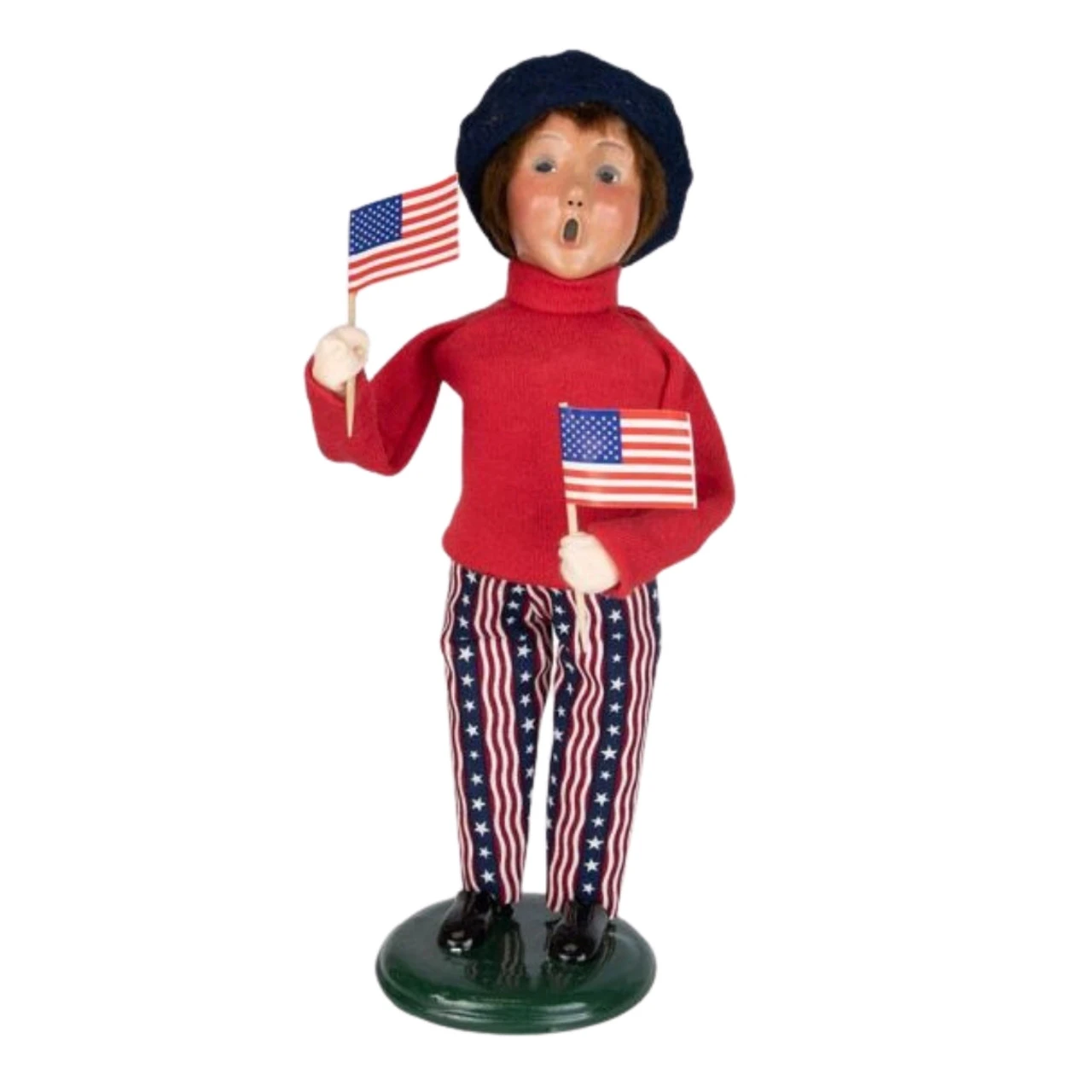 Byers' Choice - Patriotic Boy Caroler 3 Byers' Choice - Patriotic Boy Caroler
