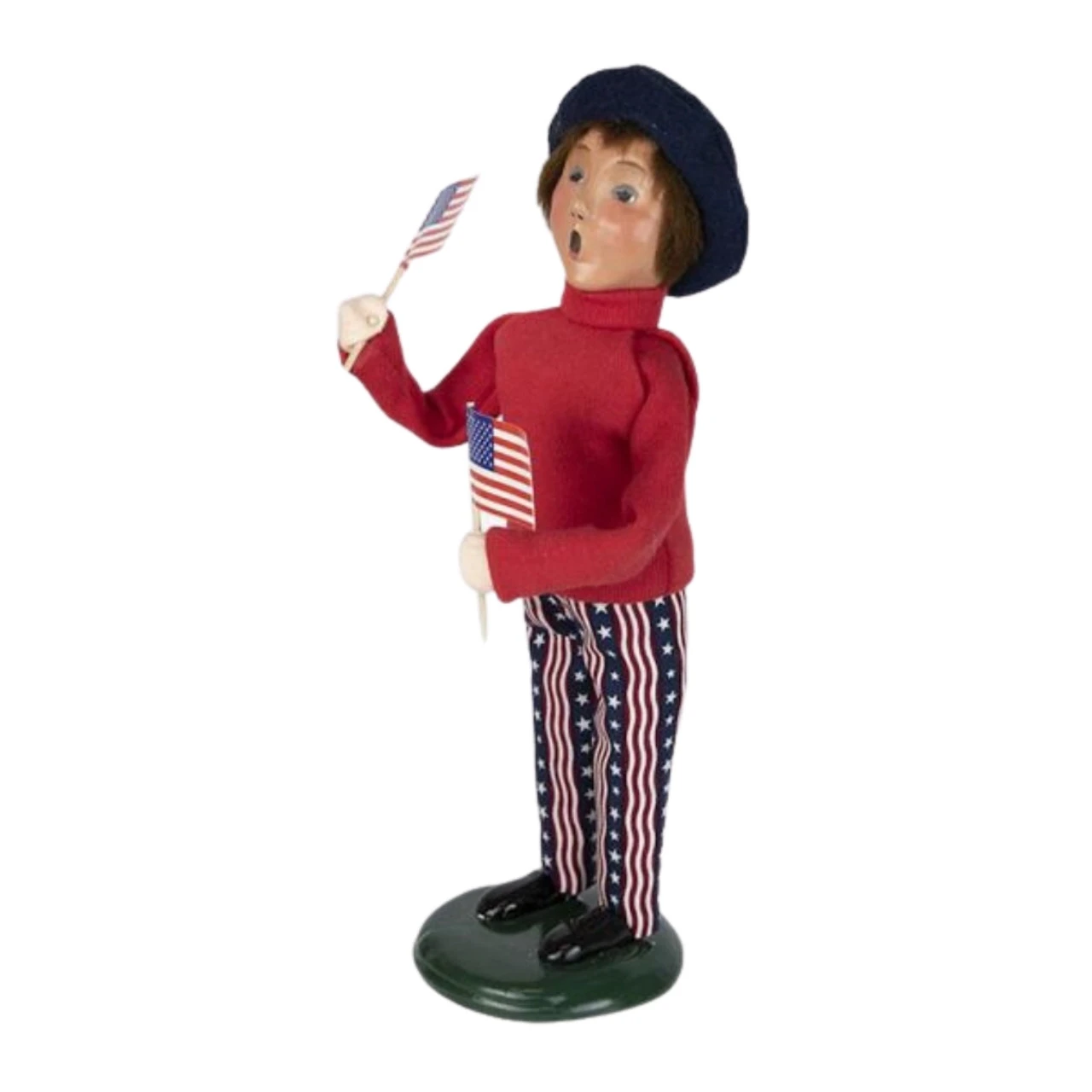 Byers' Choice - Patriotic Boy Caroler 4 Byers' Choice - Patriotic Boy Caroler - Image 2