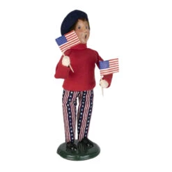 Byers' Choice - Patriotic Boy Caroler 10 Byers' Choice - Patriotic Boy Caroler -Finest Christmas Decoration Byers Choice Patriotic Boy Caroler right 26950.1684948056