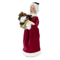 Byers' Choice Red Velvet Mrs. Claus Caroler -Finest Christmas Decoration Byers Choice Red Velvet Mrs. Claus Caroler left 1 47010.1685025704