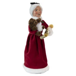 Byers' Choice Red Velvet Mrs. Claus Caroler -Finest Christmas Decoration Byers Choice Red Velvet Mrs. Claus Caroler right 85616.1685025707