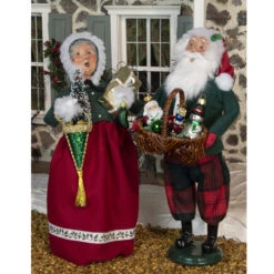 Byers' Choice Santa With Ornaments Caroler 11 Byers' Choice Santa With Ornaments Caroler -Finest Christmas Decoration Byers Choice Santa Mrs Claus With Ornaments Caroler 09615.1684437334