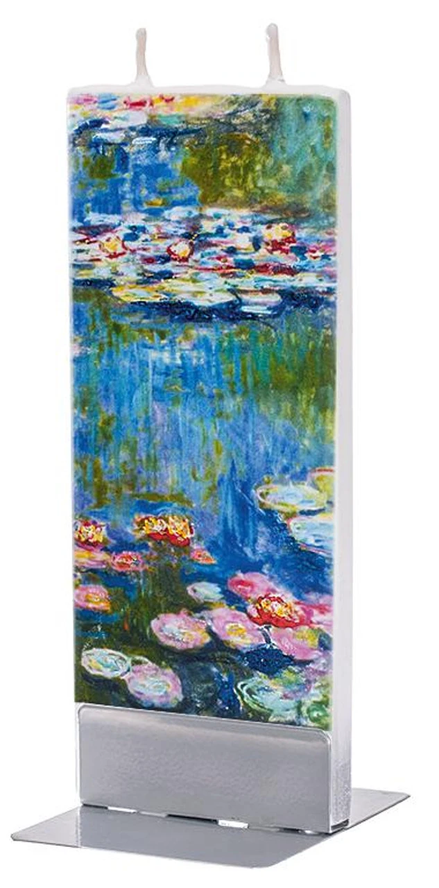Flatyz Claude Monet Water Lilies Candles 3 Flatyz Claude Monet Water Lilies Candles