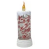 Candy Cane Candle Water Shimmer