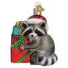 Christmas Racoon With Presents Bandit Blown Glass Ornament 1 Christmas Racoon With Presents Bandit Blown Glass Ornament -Finest Christmas Decoration Christmas Bandit Ornament 50753.1679942260