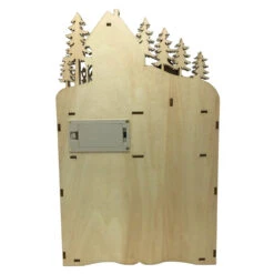 Christmas Village LED Wood Advent Calendar -Finest Christmas Decoration Christmas Village LED Wood Advent Calendar back 56738.1680031643