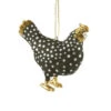 Cody Foster Paper Mache Black Merriment Hen Ornament -Finest Christmas Decoration Cody Foster Black Merriment Hen Ornament 55812.1694017396