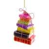 Cody Foster Glass Bright Tomes Ornament -Finest Christmas Decoration Cody Foster Bright Stacked Tomes Ornament 65385.1694107726