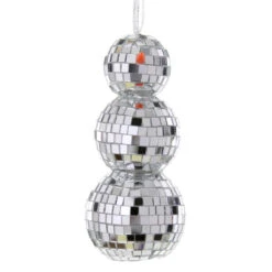 Cody Foster Mirrorball Snowman Ornament