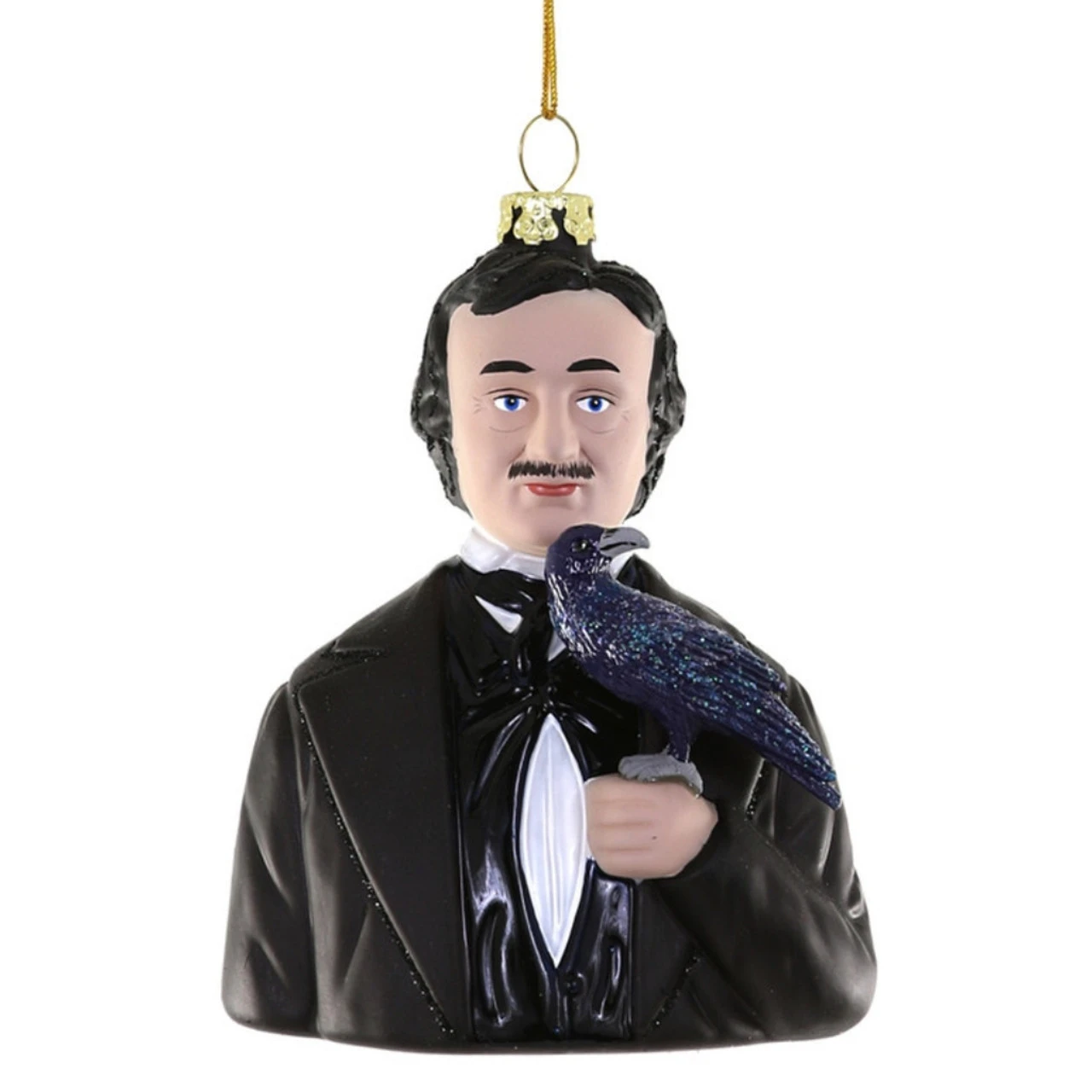 Cody Foster Edgar Allan Poe Glass Ornament 3 Cody Foster Edgar Allan Poe Glass Ornament