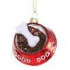 Cody Foster Glass Good Dog Food Bowl Ornament -Finest Christmas Decoration Cody Foster Good Dog Food Bowl Ornament 97720.1694533430