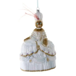 Cody Foster Glass Marie Catoinette Ornament