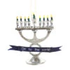 Cody Foster Glass Oy To The World Ornament -Finest Christmas Decoration Cody Foster Oy To the World Menorah Ornament 01887.1694027216