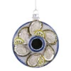 Cody Foster Glass Plated Oysters Ornament -Finest Christmas Decoration Cody Foster Oysers on the half shell Ornament 39491.1694024072