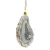 Cody Foster Glass Silver Oyster With Pearl Ornament -Finest Christmas Decoration Cody Foster Oyster With Pearl Ornament 82304.1694107771