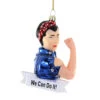 Cody Foster Glass Rosie The Riverter Ornament -Finest Christmas Decoration Cody Foster Rosie The Rivetor Ornament 85468.1694114581