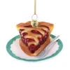 Cody Foster Glass Cherry Pie Slice Ornament -Finest Christmas Decoration Cody Foster Slice of Cherry pie Ornament 56215.1694452850